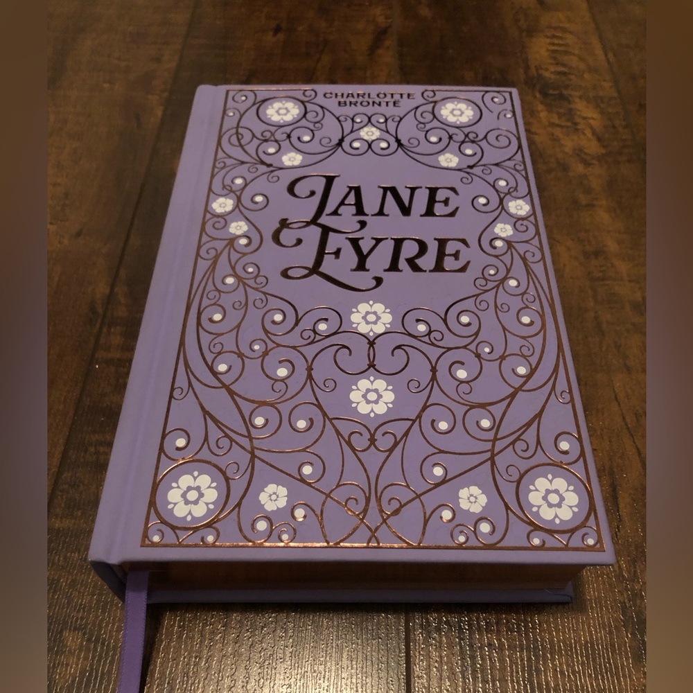 Jane Eyre Decorative Hardcover - Lavender Floral Filigree